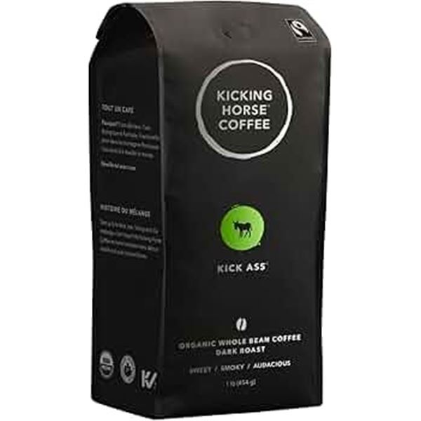 NEW 1LB KICKING HORSE COFFEE KICK ASS