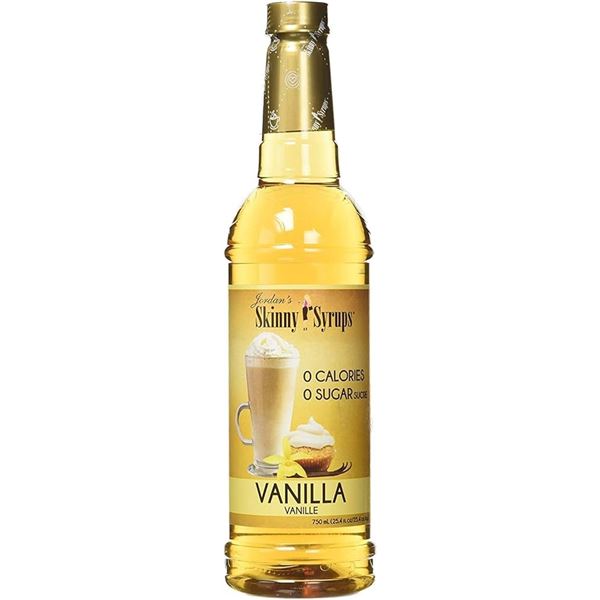 NEW 750ML JORDANS SKINNY SYRUP VANILLA NO SUGAR