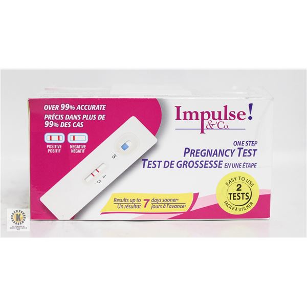 5 BOXES OF IMPULSE & CO ONE STEP PREGNANCY TEST