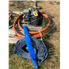 Image 1 : PC blue hose (discharge), gas powered water pump c/w inlet hose