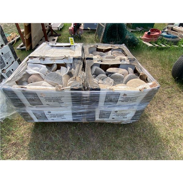 PC Pallet of assorted River Rock 8 Boxes selling all together