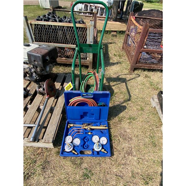 LR Cutting Torch, Cart, gauges