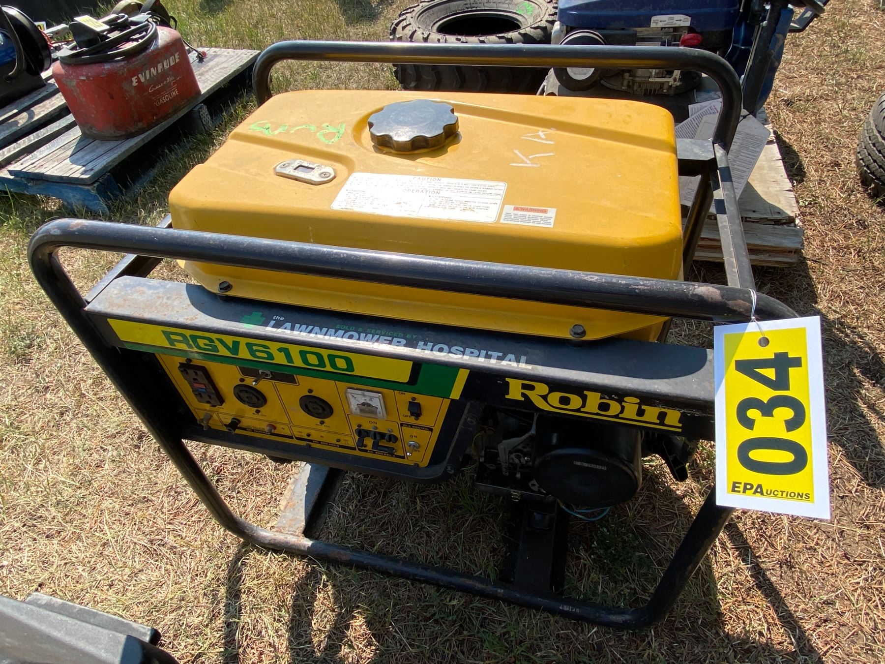 Robin Rgv 12100 Generator KA Robin RGV 6100 Generator running