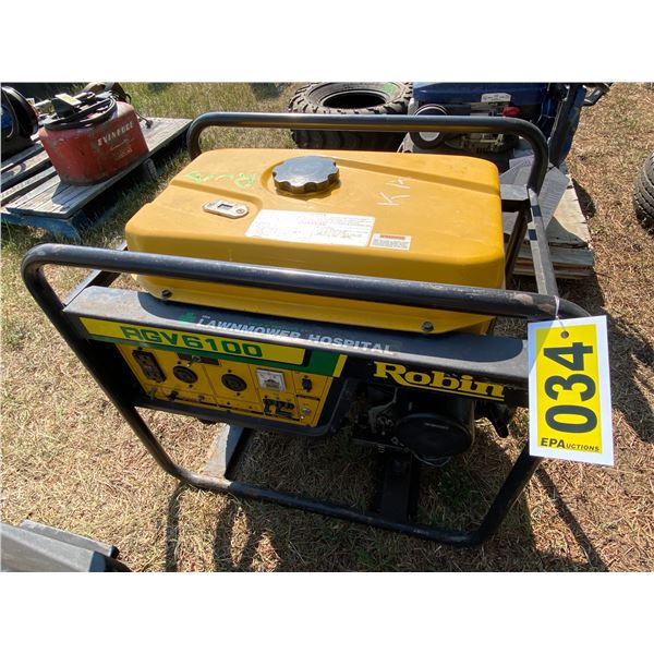 KA Robin RGV 6100 Generator running