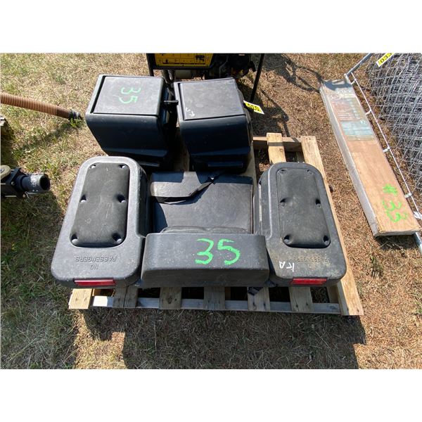 KA Rear Quad Seat & 2 Quad Boxes