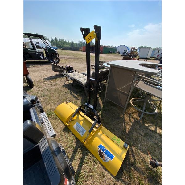 KA Yellow front mount snow blade