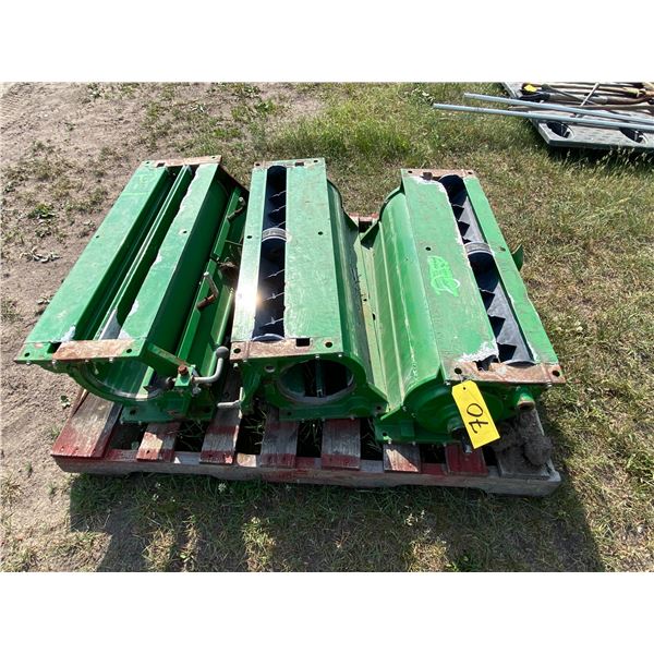 P-1 3 Old Rollers from John Deere Drill