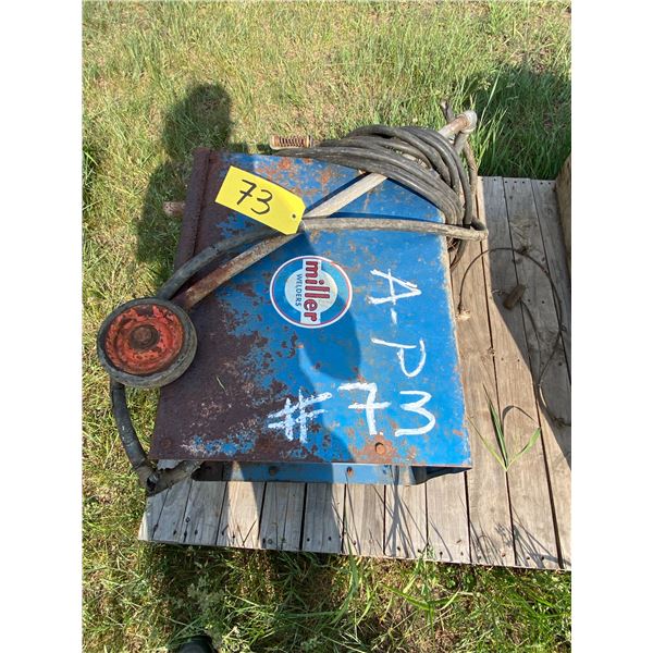 AP Miller Welder (AC Welder) Model M-180P c/w carbon arc