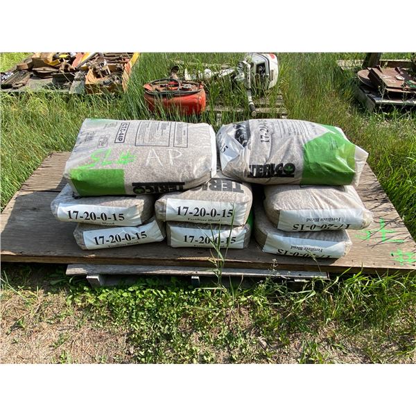 AP Sellling all together 8 bags of 17-20-15 Fertilizer