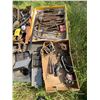 Image 2 : AP pallet of misc files, drill bits & various handtools, pulley and large chain hook