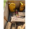 Image 3 : AP Container with a magnet for a Drill fill Auger, assortment of Welding Rods, level
