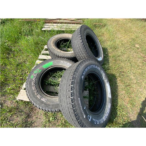 P-1 4 Tires LT235/80R17 (all together)