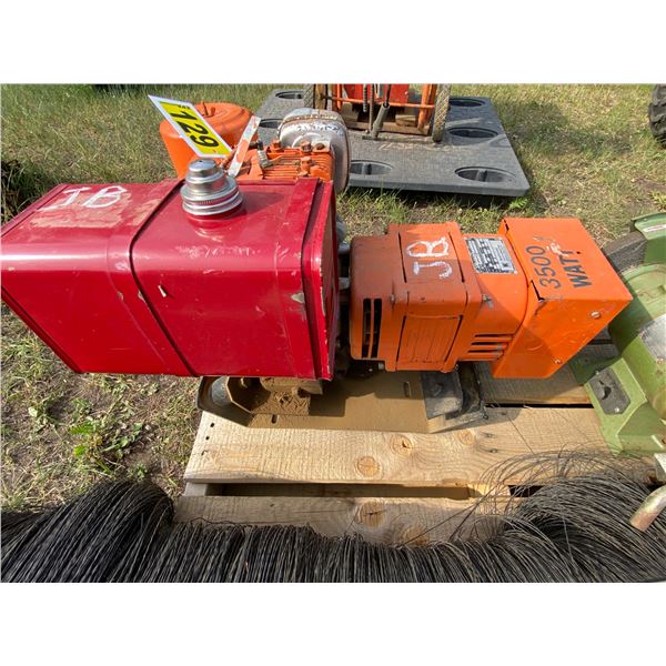 129. JB 3500 Watt 9 h.p. Gas Generator Model EG-30