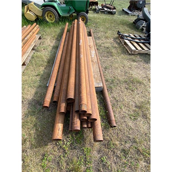 A-7 approx 19 lenghts of pipe 10 ft -2 7/8in. & 3 1/2in