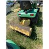 Image 3 : T-T 214 John Deere Tractor c/w Rototiller (Runs) s/n C2141J121992M