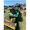 Image 4 : T-T 214 John Deere Tractor c/w Rototiller (Runs) s/n C2141J121992M