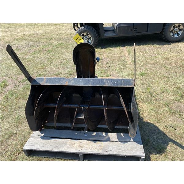 TT Snowblower attachment for a JD s/n 193486A