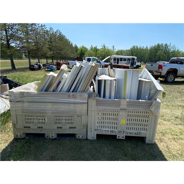 RS-1,2 containers of assorted shelving