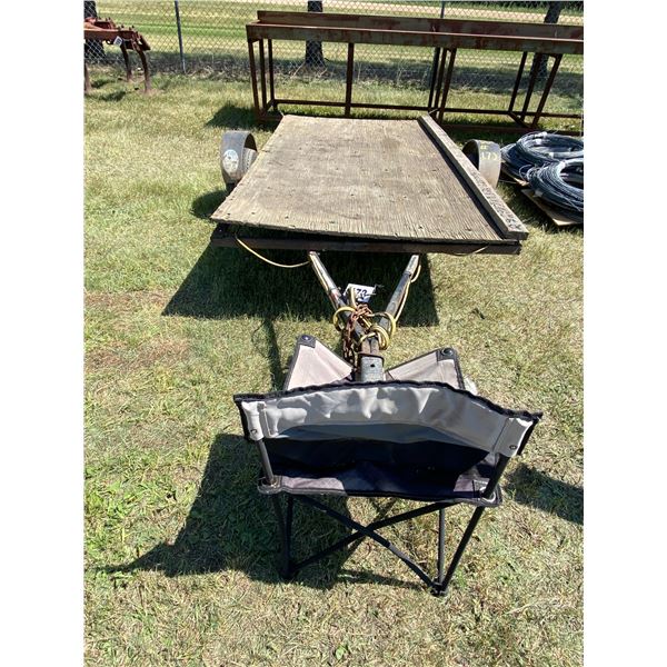 LW Flat bed trailer 4 by 8 ft s/n 29WJKNA266287896