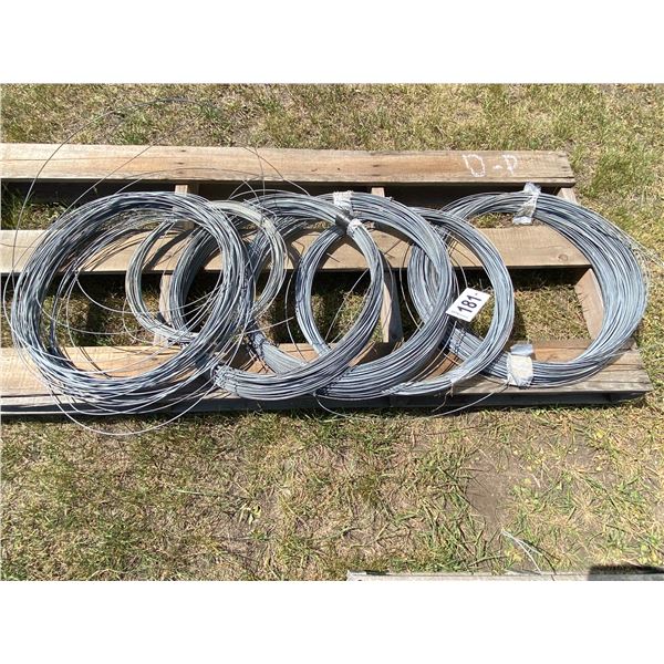 DL pallet of wire approx. 8 (hi-tensil)