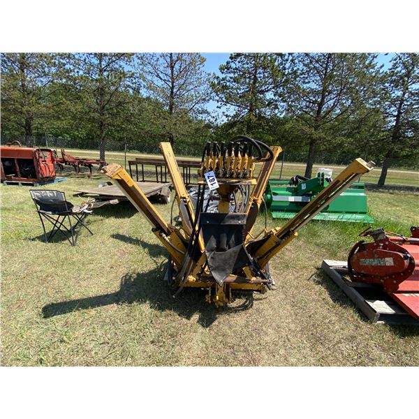 DL Vermeer Tree Spade (Yellow) Model T2-20, 3pt Hitch s/n 645 &