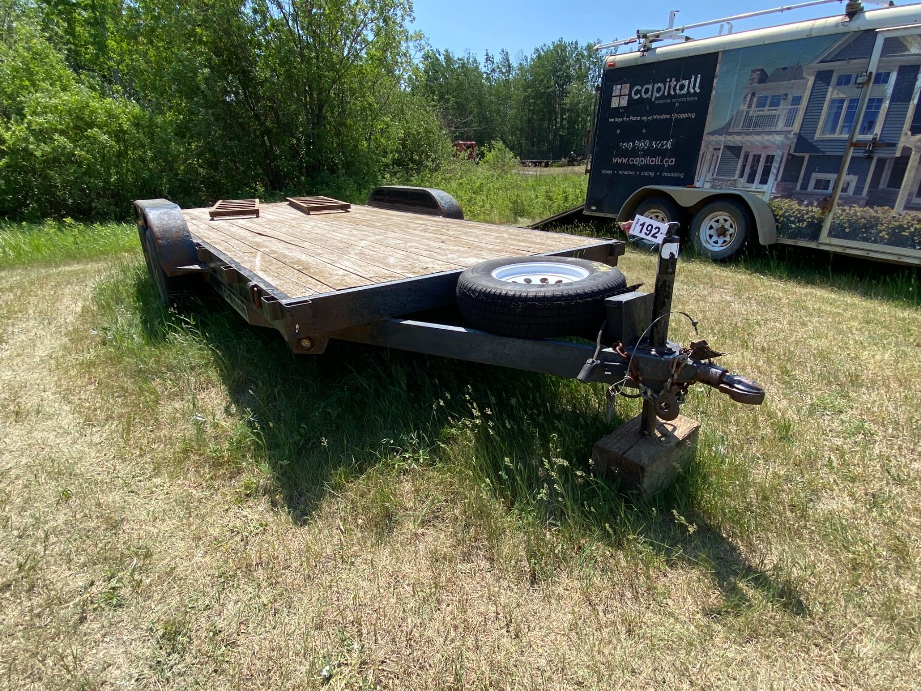 DP 2006 C & B 16Ft. Flat Deck 2 5/6 Ball, 5 ft. Pull out Ramps, 6 hole ...
