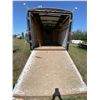 Image 5 : A-9 2005 Atlas 14 ft Enclosed tandem Axle trailer , side door & fold down Rear Door, inside Racks, R