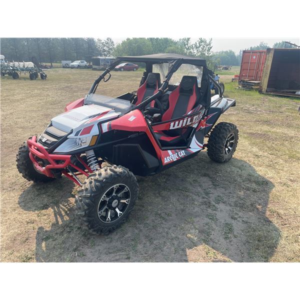 P-1 2014 Arctic Cat Wildcat 1000 4x4, winch, 368 orig. kms, SN. 4UF14MPV7ET306144, excellent conditi