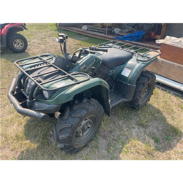 JY 2005 Yamaha Kodiak 450, recent service, winch, running, estate sale, 7578 kms, S/N. 5Y4AJ06W13A30