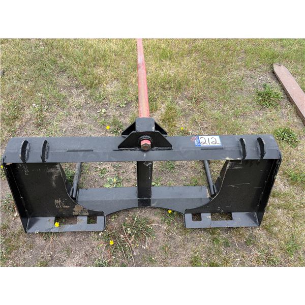 RK Skidsteer 3 prong  bale fork attach.