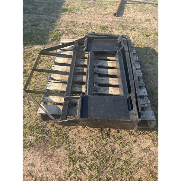 Set of new skidsteer pallet forks