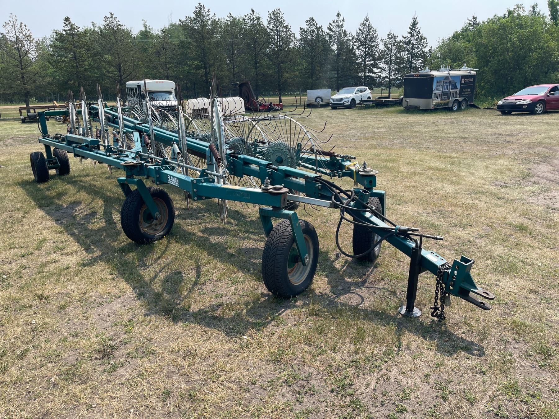 RK Sitrex 14 Wheel Rake, original owner Note: has been welded & 10 new ...