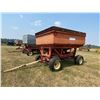 Image 1 : BP Turnco Gravity Wagon Model 225-5 s/n 576 c/w 1/3 full of Old Grain ,does not get unloaded in auct