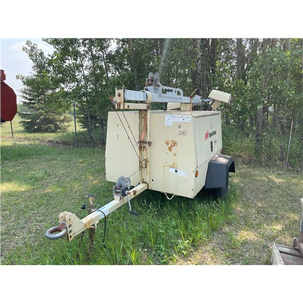 EP Ingersol Rand Light Tower 9442 hrs. No Battery, needs a starter