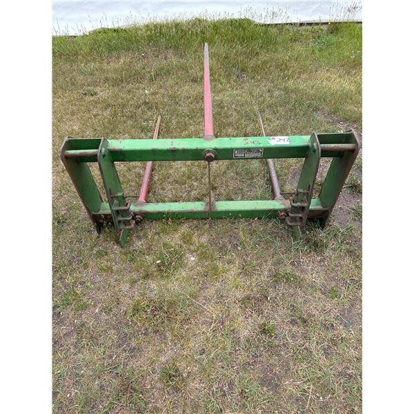 RK GROUP LOT 3 Prong Bale forks for JD Loader
