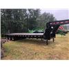 Image 1 : RK 2010 PJ Triple axle dually, 5th Wheel flat deck trailer, 26 ft deck, 5 ft beavertail & flip down