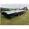 Image 3 : RK 2010 PJ Triple axle dually, 5th Wheel flat deck trailer, 26 ft deck, 5 ft beavertail & flip down