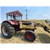 Image 5 : AS International 806 Diesel Tractor Cab 540 1000 P.T.O. 18.4-34 Tires c/w Bale Forks, 6ft. Bucket s/