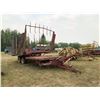Image 3 : BP N.H. 1033 Bale Wagon c/w Bale Stooker, Blue Strap Does Not Go