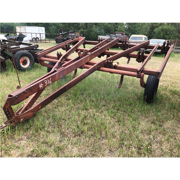 PC GROUP LOT 10Ft. Cultivator c/w Spikes in transport