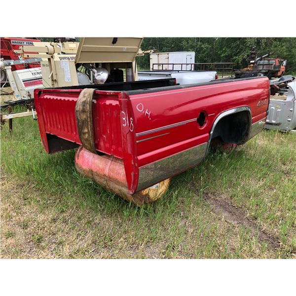 OH Dodge Long Box fits approx.. 92-98 Red No Tailgate c/w Lifting Strap
