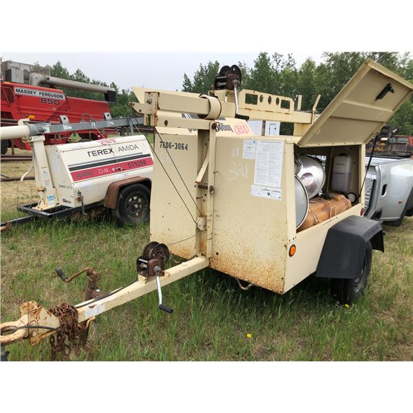 OH Ingersoll Rand Light Tower, running order 24795 hrs., unit # 7606-3064