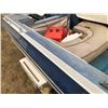 Image 5 : KM Glascon 15ft. open bow, Easy Load Trailer Johnson 85hp., ski bar sold with Bill of Sale Only. Blu
