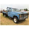 Image 6 : DL 1984 Ford 3/4 Ton 4x4, V8, 4sp. & Deck s/n: 2FDHF38GLECB04557