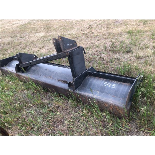 BP Eeze-On 10 ft snow blade c/w angle adapter to fit Ezee-On 100, 120, 125 loader