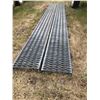 Image 1 : CR 2 Steel Grating 12ft. Long 12in. wide Sell together