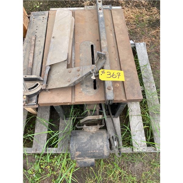 AP. Table saw & stand