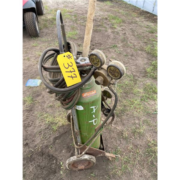 AP Cutting Torch & Cart, bracing rod
