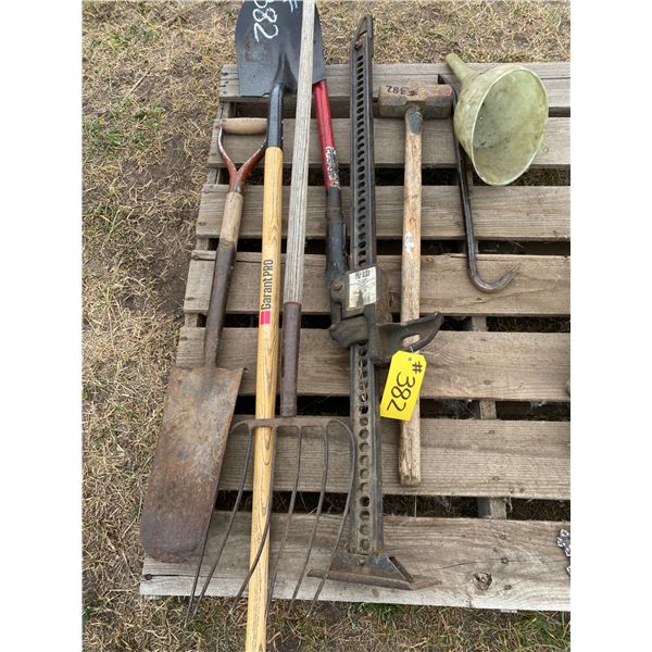 AP 48 in. Jackall,sledge, spade, sharp shooter, fork, funnel