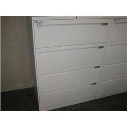 White  4  Drawer File Cabinet